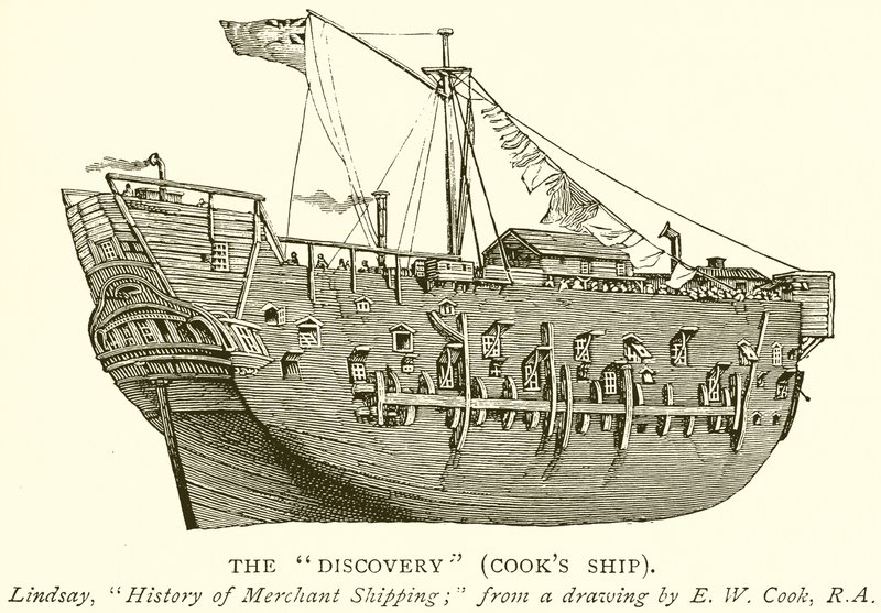 A descoberta (navio de cozinheiros) de English School