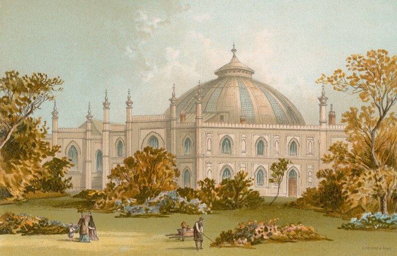 A abóbada, pavilhão de Brigghton de English School