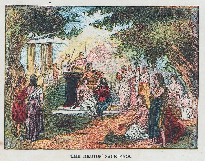 O sacrifício do druida de English School