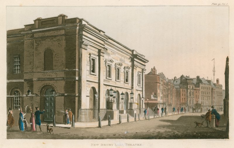 O Teatro Drury Lane, em Londres de English School