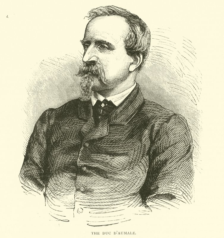 O Duc dAumale, março de 1871 de English School