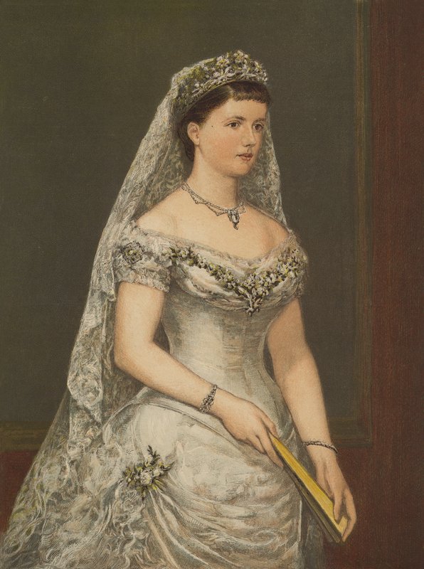A Duquesa de Albany (chromolitho) de English School