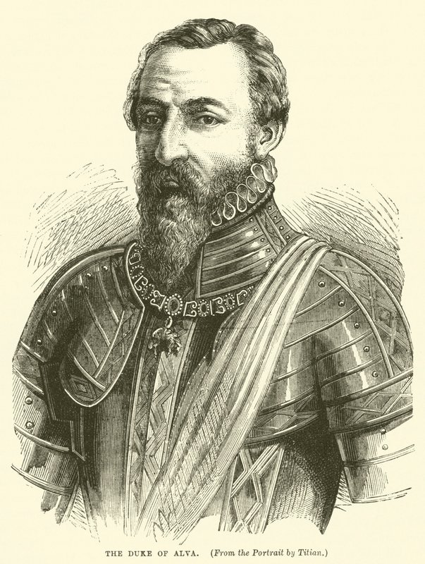 O Duque de Alva (gravura) de English School