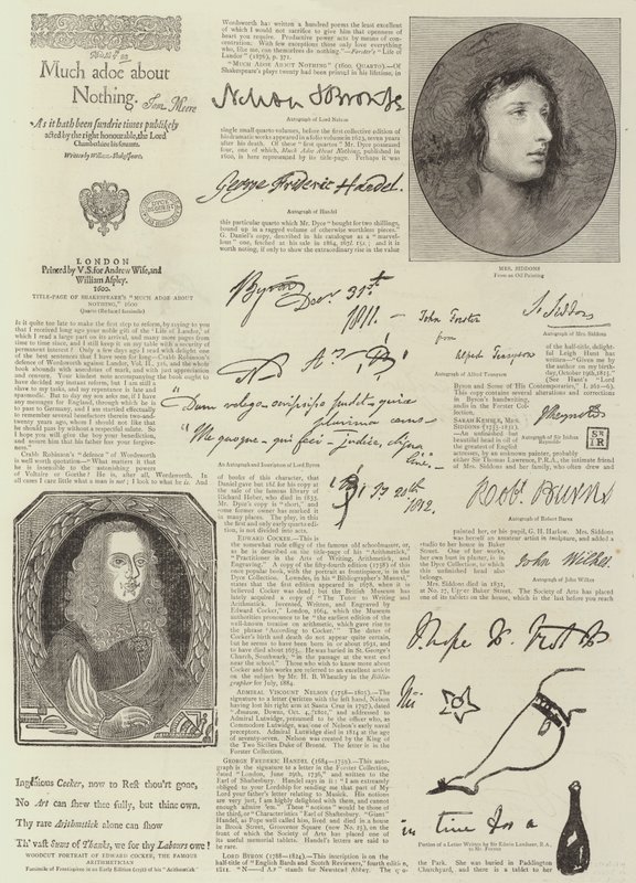 As Colecções Dyce e Forster (gravura) de English School