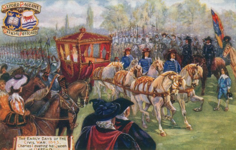 Os primeiros dias da guerra civil, 1643 de English School