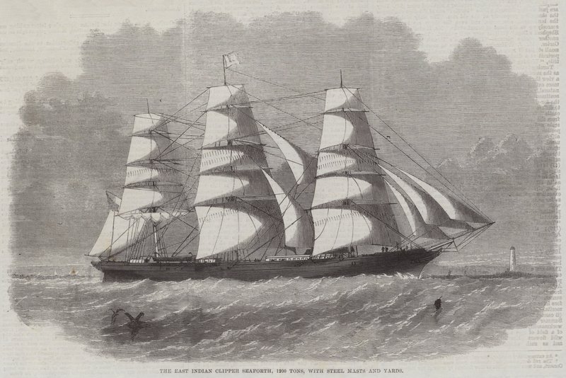 O Clipper Seaforth das Índias Orientais de English School