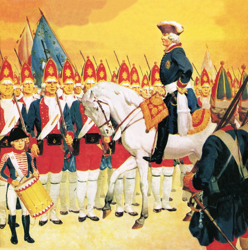Os excêntricos: o rei que recolheu um exército de gigantes de English School