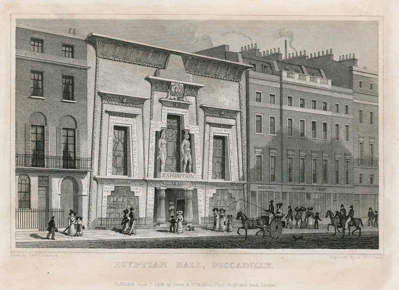 O Salão Egípcio, Piccadilly de English School