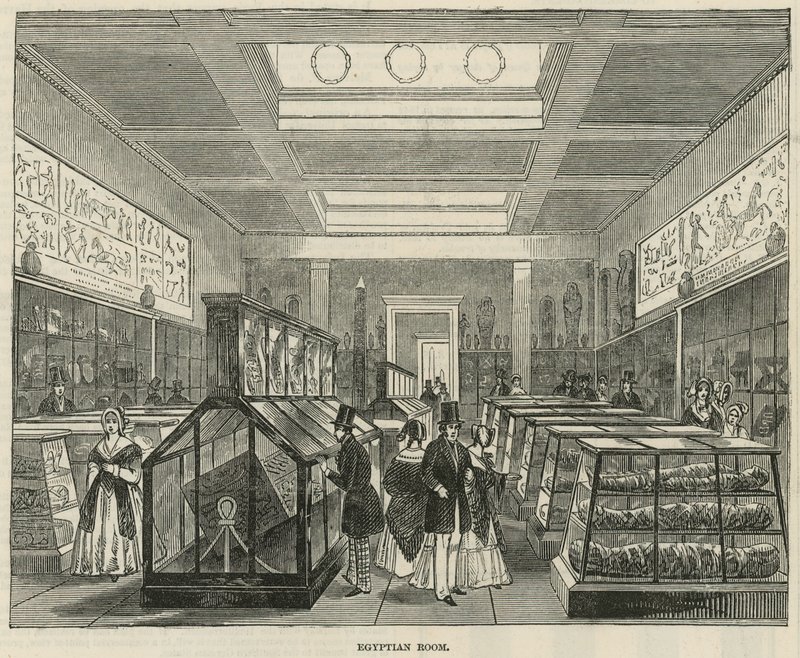 O quarto egípcio no Museu Britânico de English School