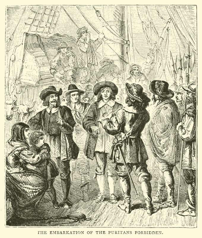 O embarque dos puritanos proibidos de English School