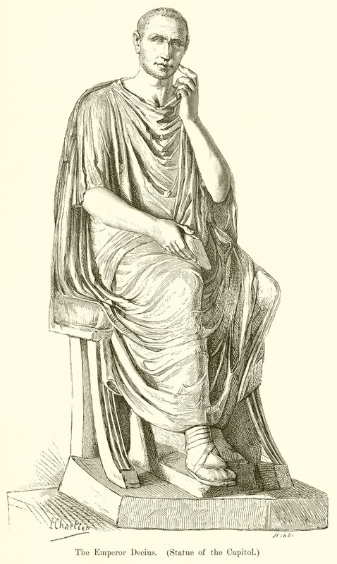O imperador Décio (Estátua do capitólio) de English School