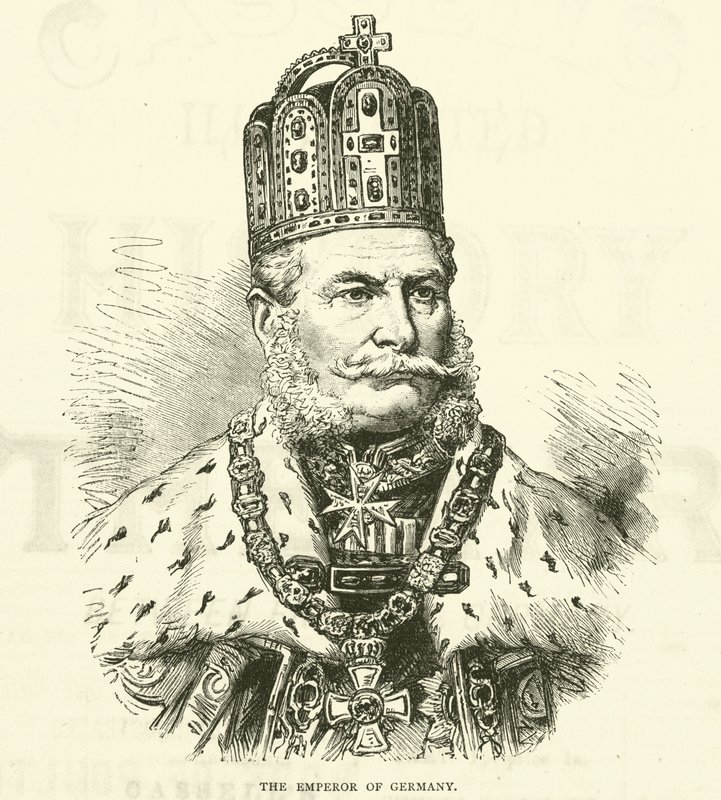 O Imperador da Alemanha, dezembro de 1870 de English School
