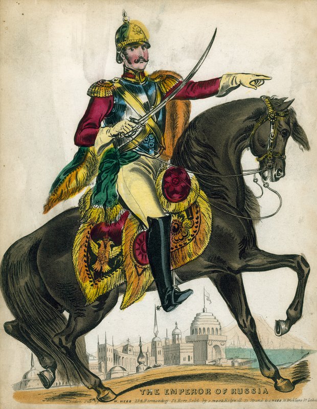 O imperador da Rússia de English School