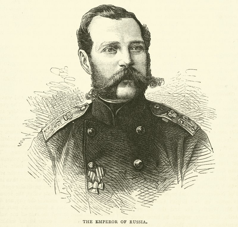 O Imperador da Rússia, novembro de 1870 de English School
