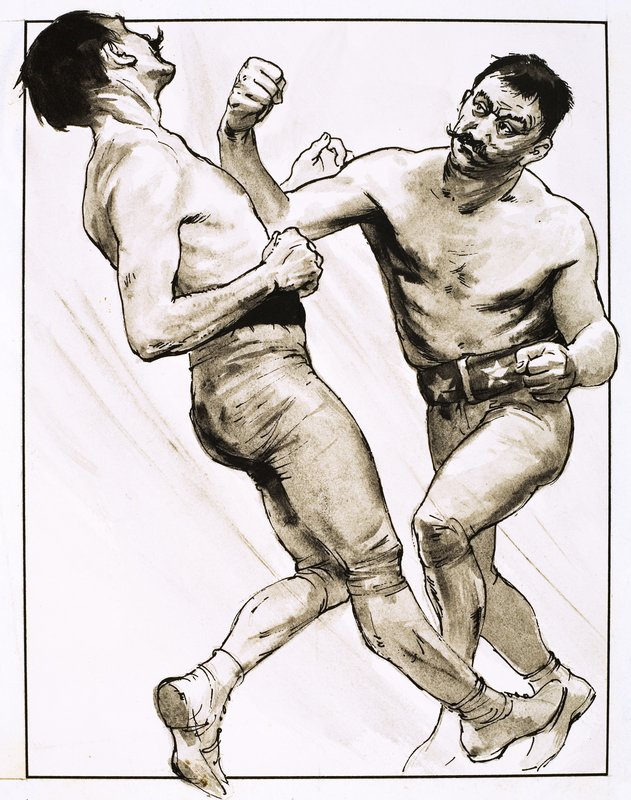 O fim de uma era, rei dos boxeadores sem luvas, 1973 de English School