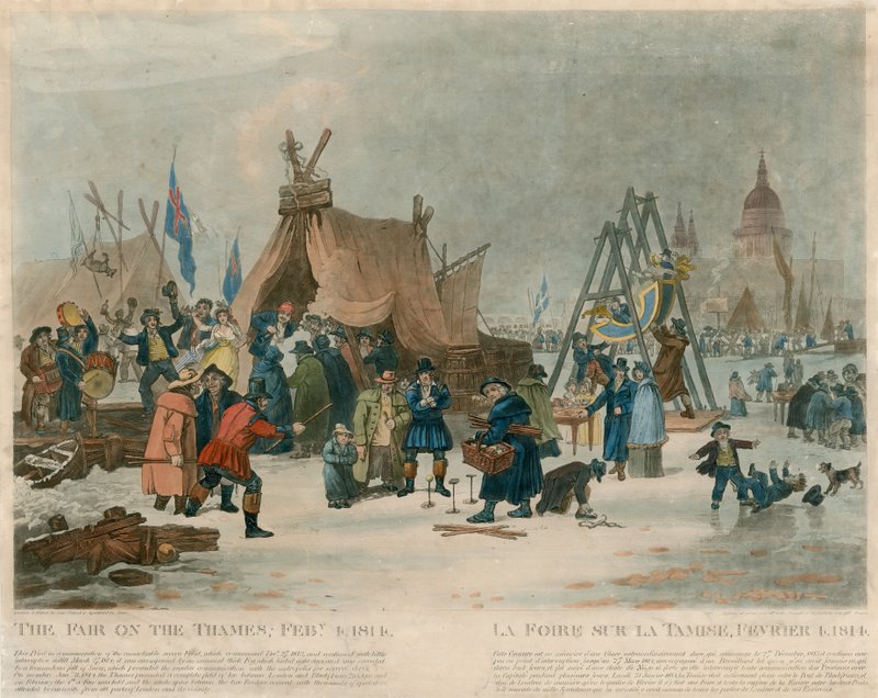 A Feira do Tamisa, 4 de fevereiro de 1814 de English School