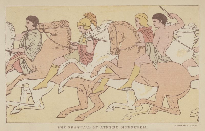 O Festival de Ateneu, Cavaleiros (cor litho) de English School