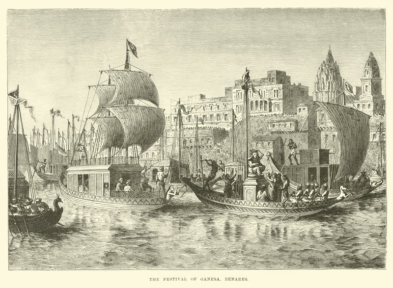 O Festival de Ganesa, Benares de English School