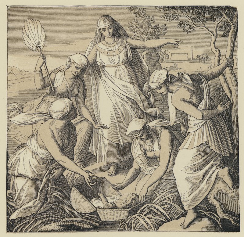 O achado de Moisés (gravura) de English School
