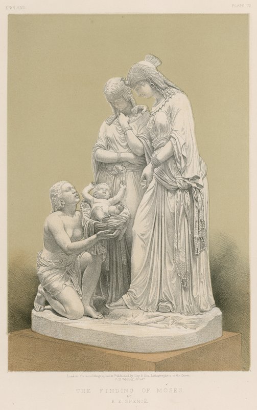 A descoberta de Moisés por BE Spence de English School