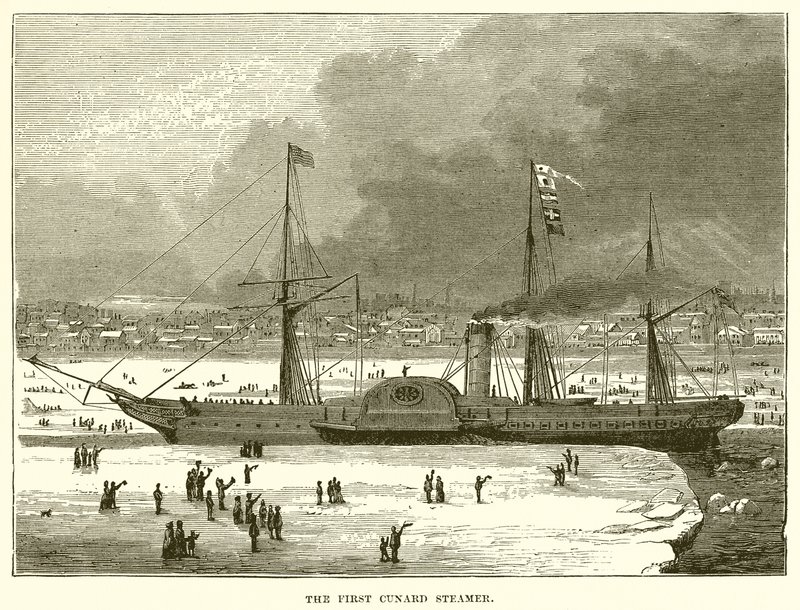O primeiro navio da Cunard de English School