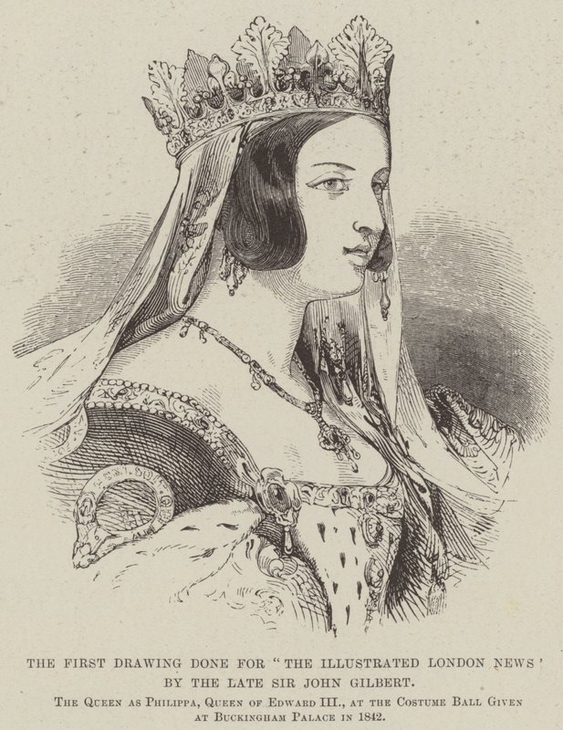 O Primeiro Desenho feito para "The Illustrated London News" pelo falecido Sir John Gilbert (gravura) de English School