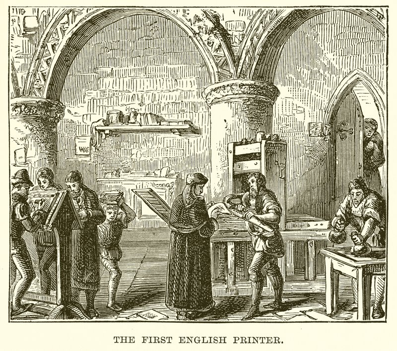 A primeira impressora inglesa de English School
