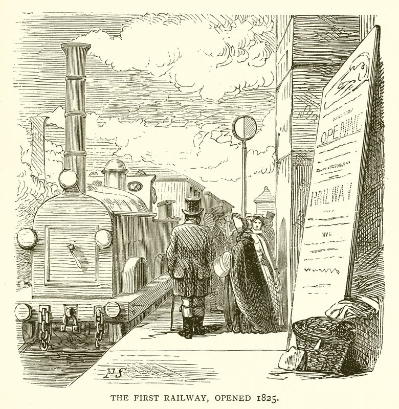 A Primeira Ferrovia, Inaugurada em 1825 de English School