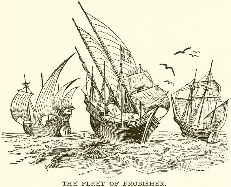A frota do Frobisher de English School