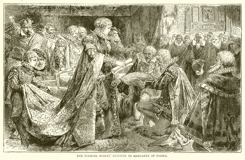 Os nobres flamengos Petição a Margaret de Parma de English School