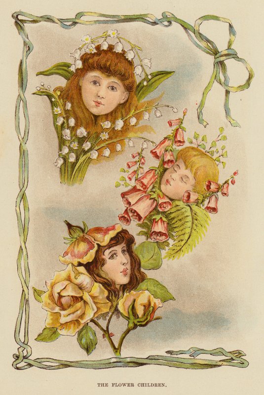 The Flower Children (lito colorido) de English School