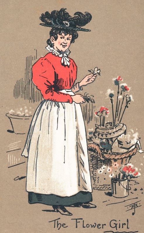 A menina de flor de English School