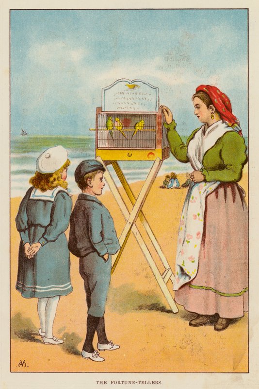 The Fortune-Tellers (cor litho) de English School