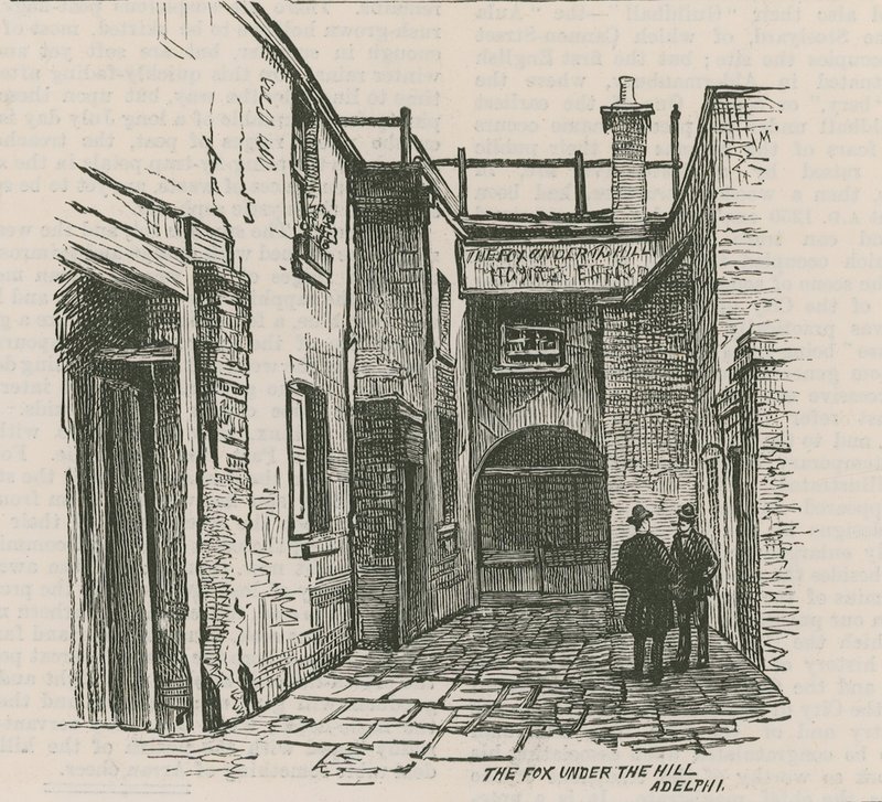 A raposa sob o monte, Adelphi, Londres de English School