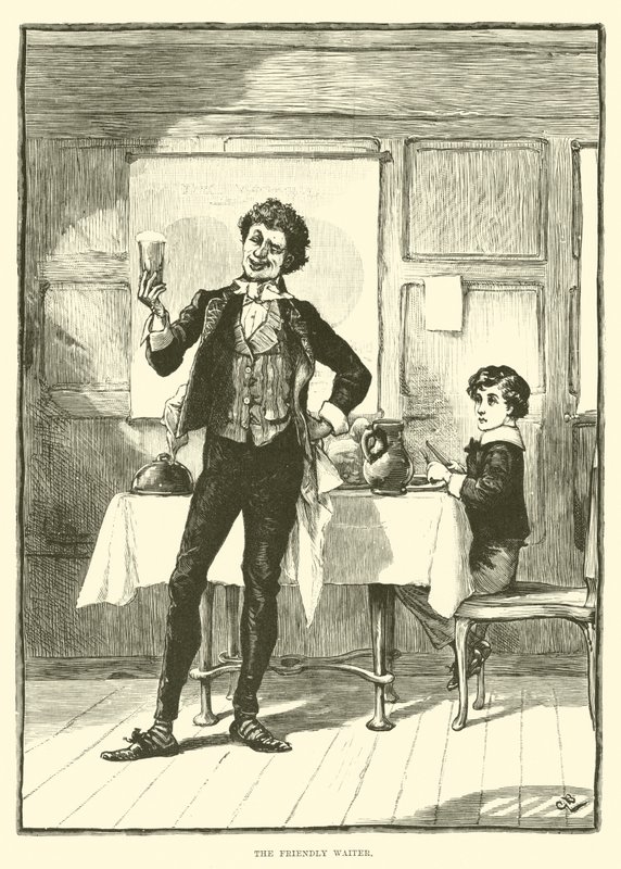 O Garçom Amigável (gravura) de English School