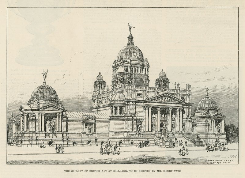 A Galeria da Arte Britânica no Millbank de English School