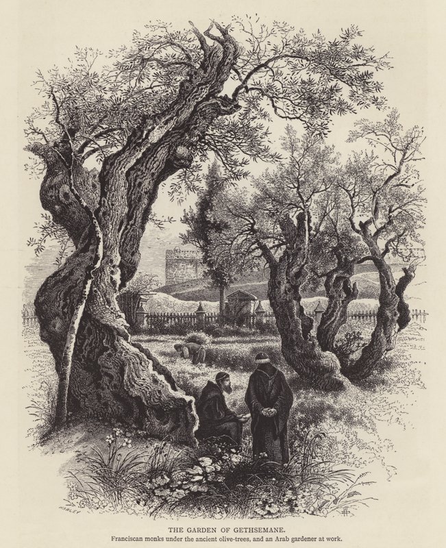 O Jardim do Getsémani (gravura) de English School