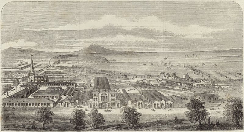 O Geelong e Melbourne Railway de English School