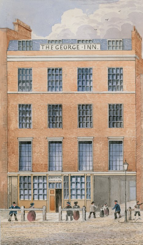 The George Inn, Smithfield (wc no papel) de English School