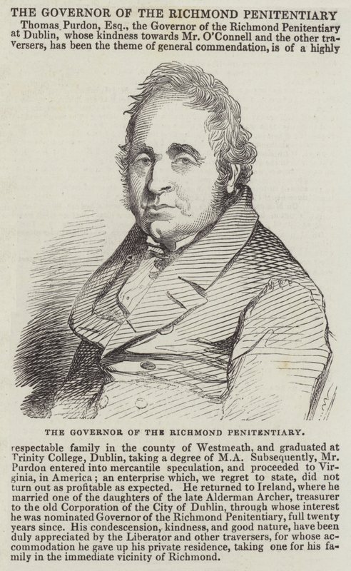 O Governador da Penitenciária de Richmond (gravura) de English School