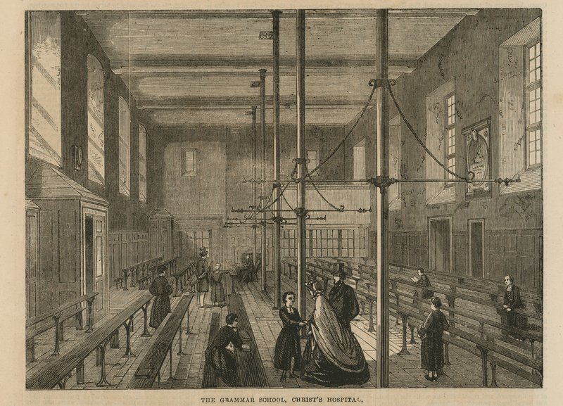A escola de gramática no hospital de Christs de English School