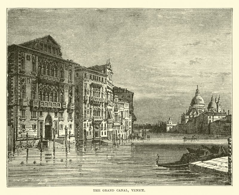 O Grande Canal, Veneza de English School