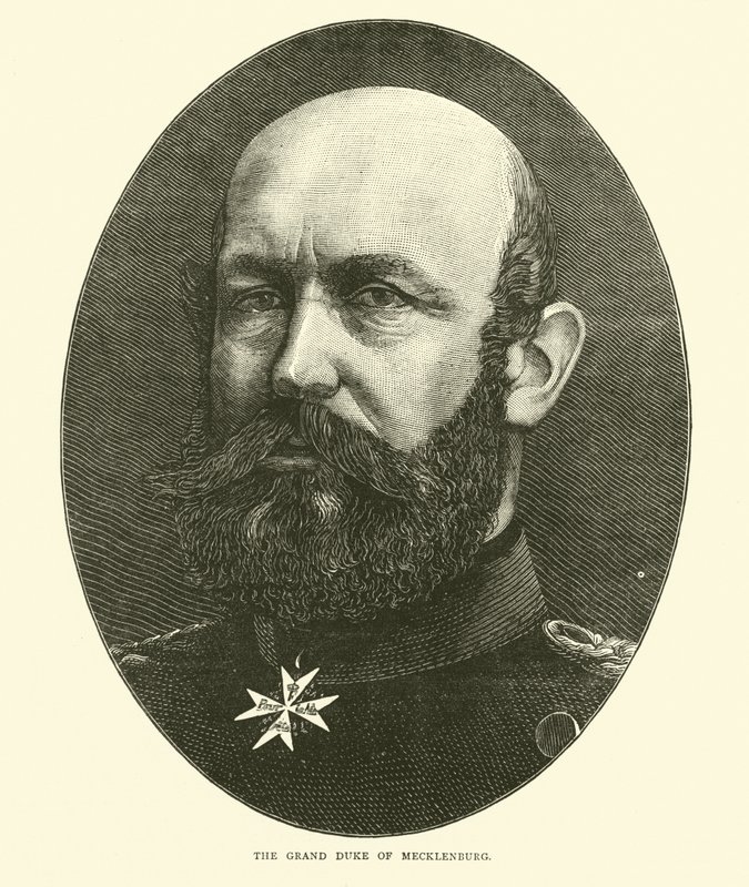 O grão-duque de Mecklenburg, setembro de 1870 de English School