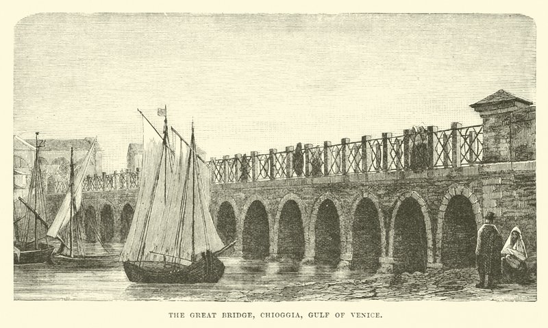 A, grande ponte, Chioggia, golfo veneza de English School