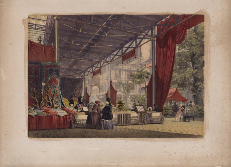 The Great Exhibition 1851, Turkey No 1 (gravura a cores) de English School