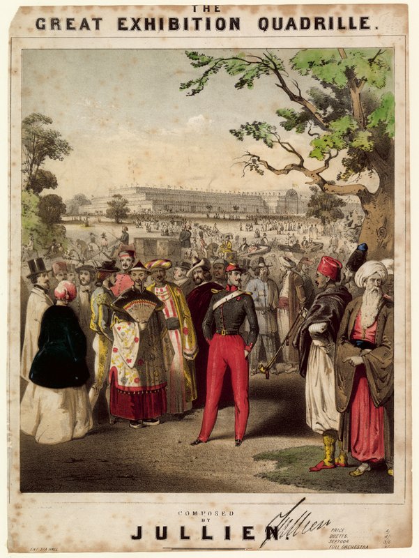 A Grande Exposição Quadrilha (1851) de English School