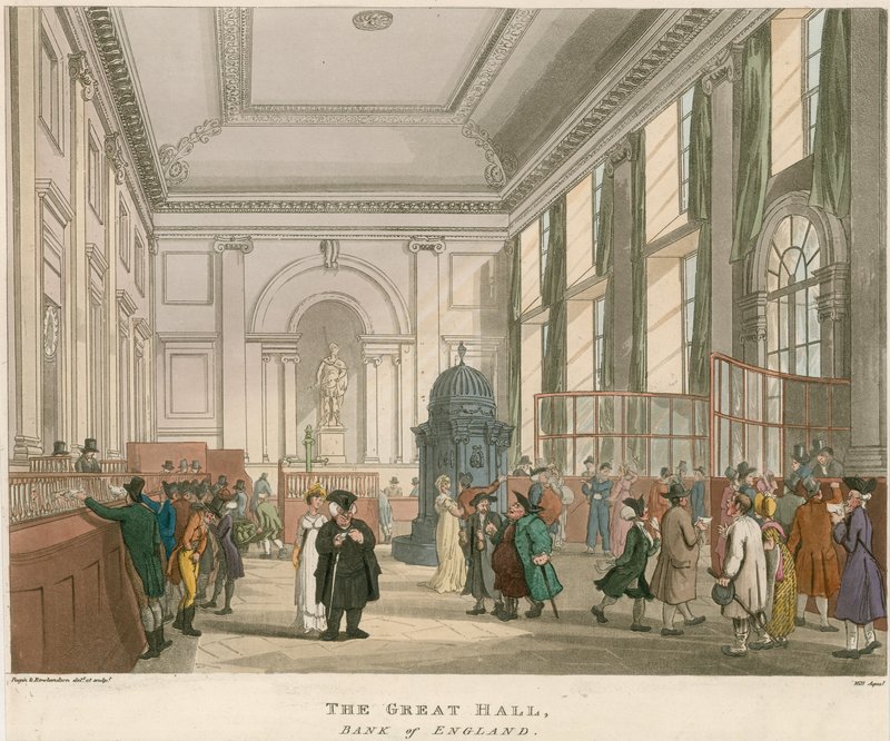 O Grande Salão, Banco da Inglaterra de English School
