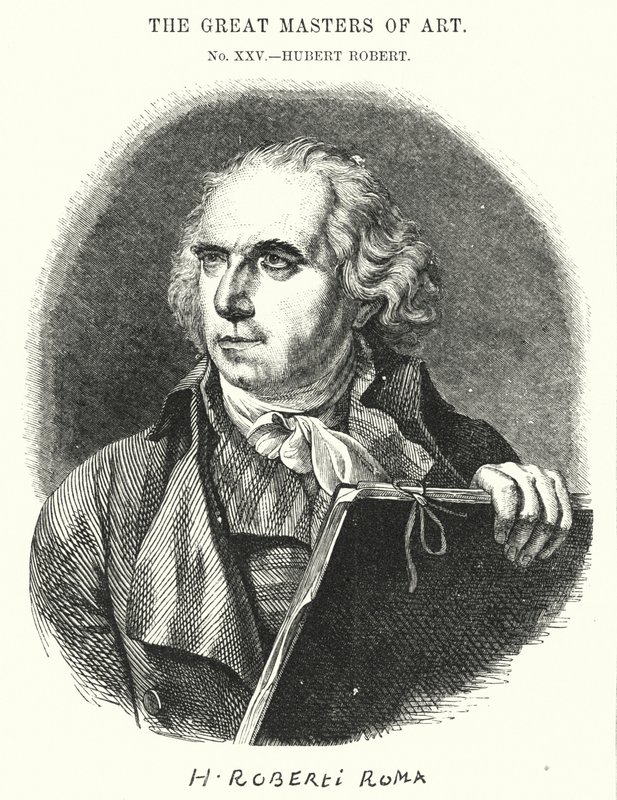 Os Grandes Mestres de Arte, Hubert Robert (gravura) de English School