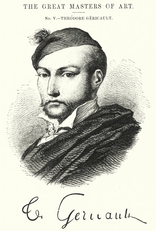Os Grandes Mestres da Arte, Theodore Gericault (gravura) de English School