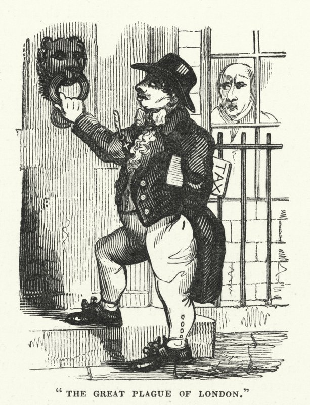 A Grande Peste de Londres (gravura) de English School